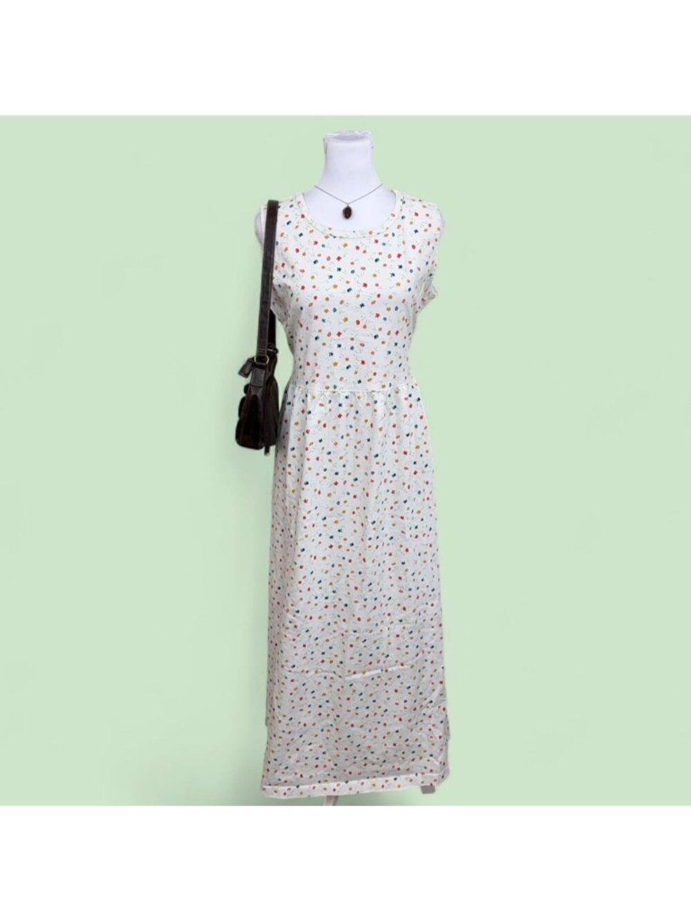 90s ditsy floral cottagecore dress